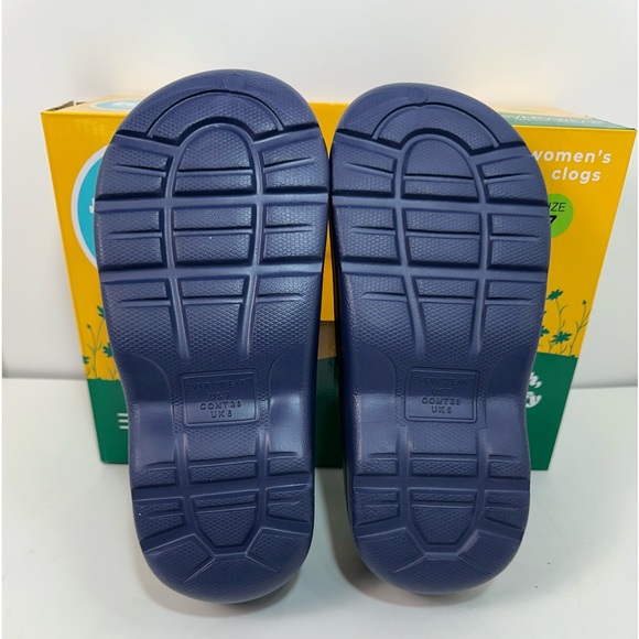 totes Women's Everywear Bailey Clog/Navy Floral/Size 7 - Picture 7 of 9